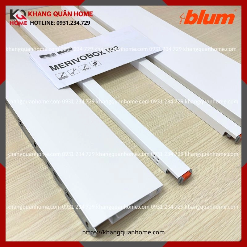 RAY HỘP BLUM MERIVOBOX IR2 MÀU TRẮNG 9920351