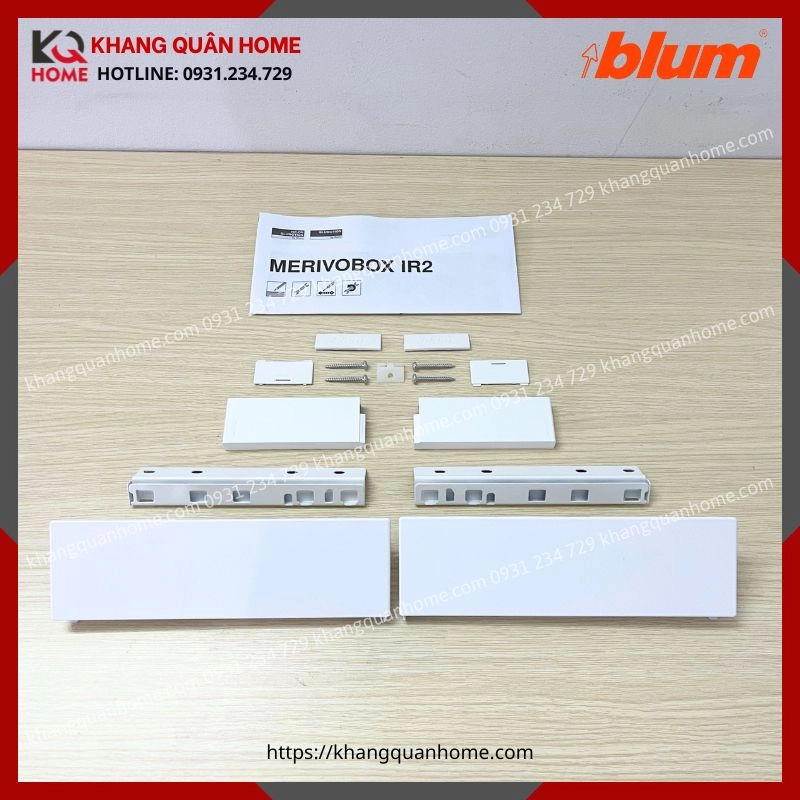 RAY HỘP BLUM MERIVOBOX IR2 MÀU TRẮNG 9920351