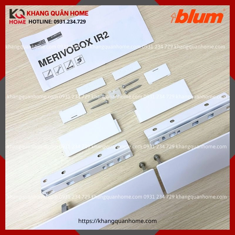 RAY HỘP BLUM MERIVOBOX IR2 MÀU TRẮNG 9920351
