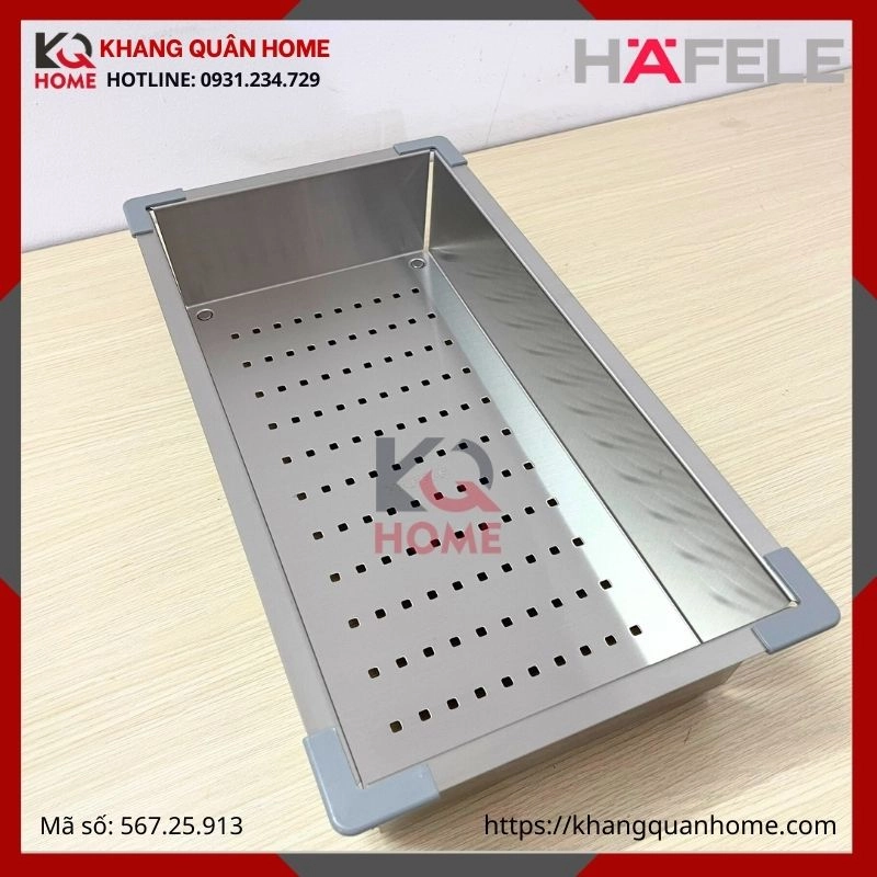 Rây kim loại Hafele 422x227x82mm 567.25.913