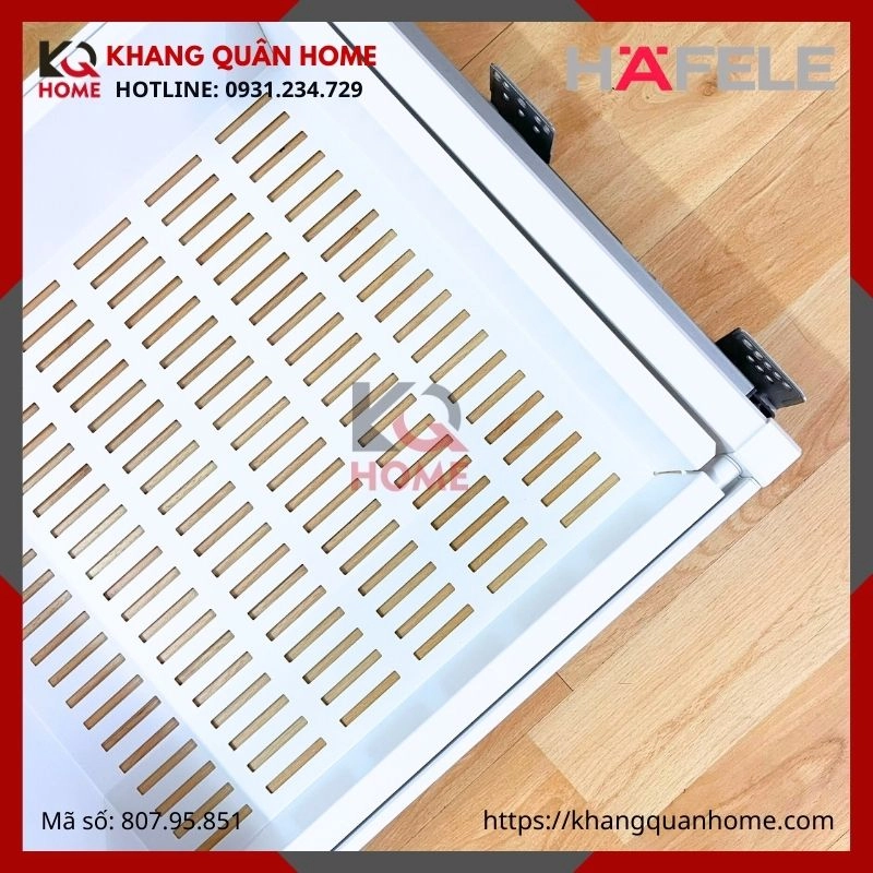 RỔ KIM LOẠI MÀU TRẮNG HAFELE 600 CHO TỦ QUẦN ÁO 807.95.851