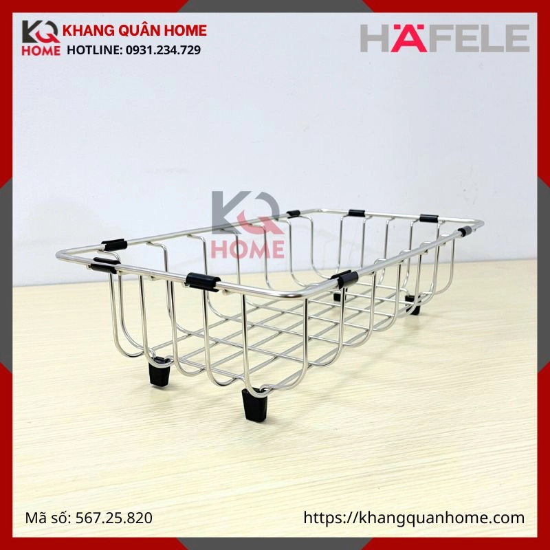 Rổ kim loại Hafele 396x210mm 567.25.820