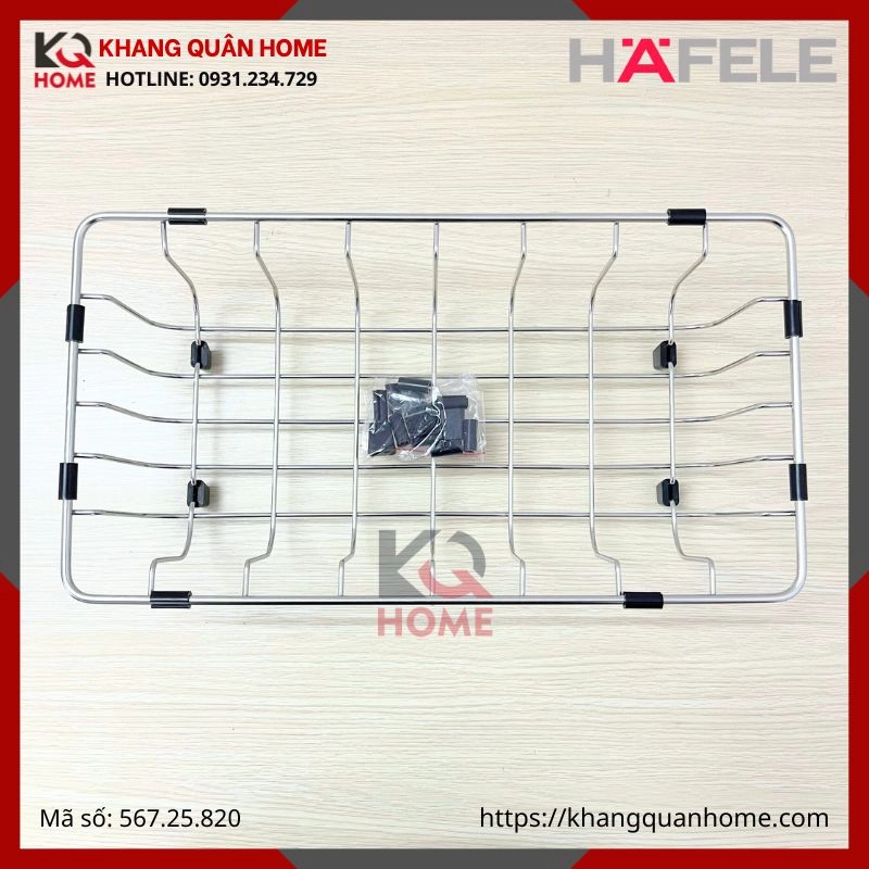 Hình thực tế Rổ kim loại Hafele 396x210mm 567.25.820