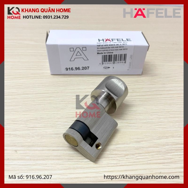 Ruột Khóa 1 Đầu Vặn 40mm Hafele 916.96.207