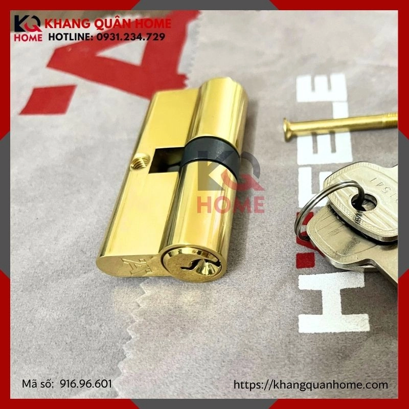 RUỘT KHÓA 2 ĐẦU CHÌA 65MM HAFELE 916.96.601