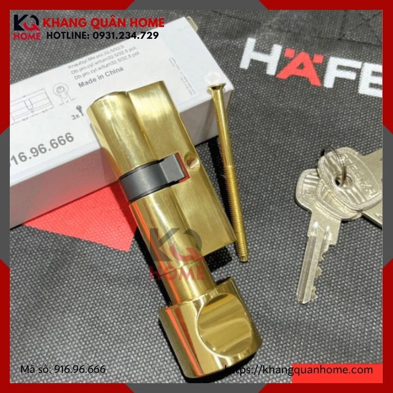 RUỘT KHÓA ĐẦU VẶN ĐẦU CHÌA HAFELE 916.96.666