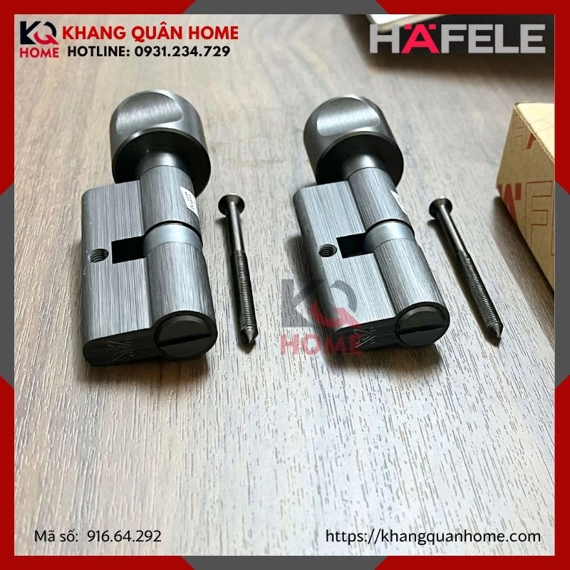 RUỘT KHÓA WC HAFELE MÀU ĐEN 66MM 916.64.292