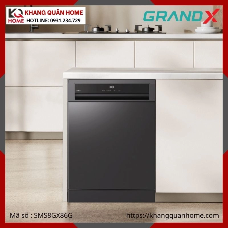 MÁY RỬA BÁT GRANDX SMS8GX86G