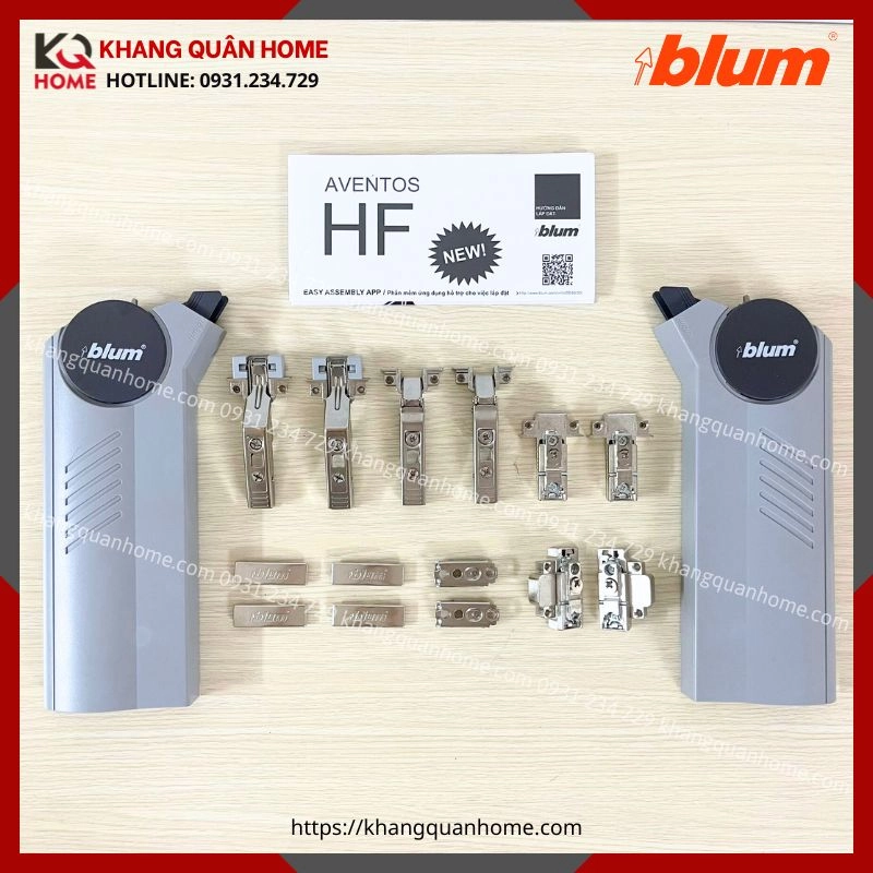 TAY NÂNG BLUM AVENTOS HF ALU CHO KHUNG NHÔM KÍNH