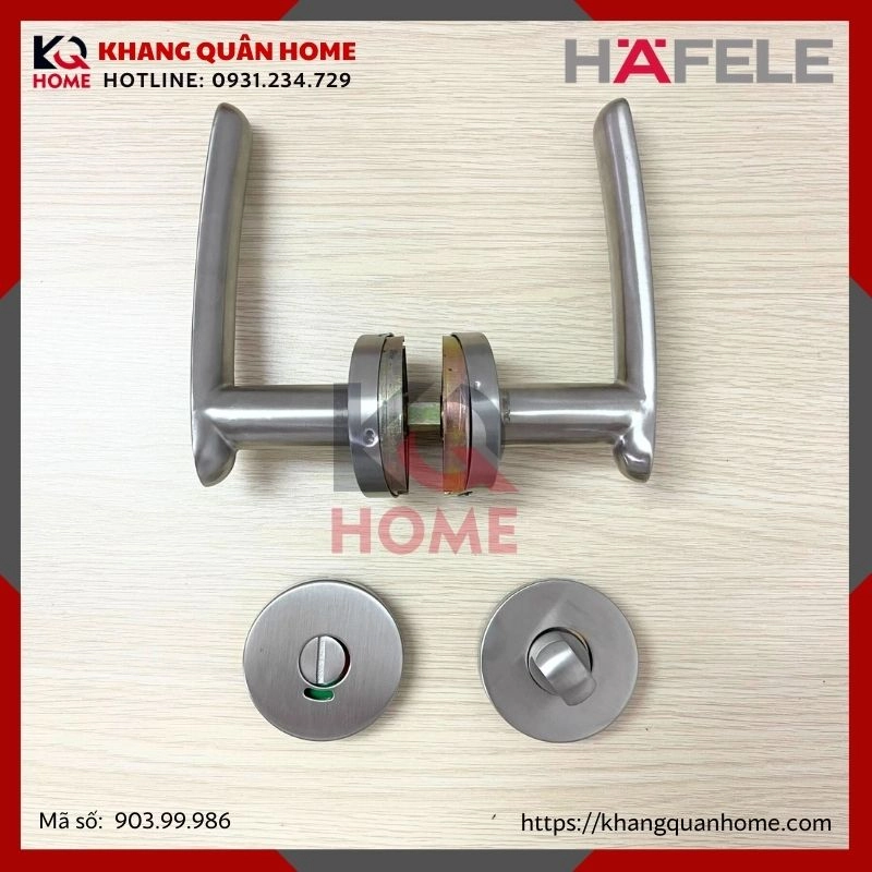 Tay Nắm Gạt Có Nắp Che Cửa Vệ Sinh Hafele 903.99.986