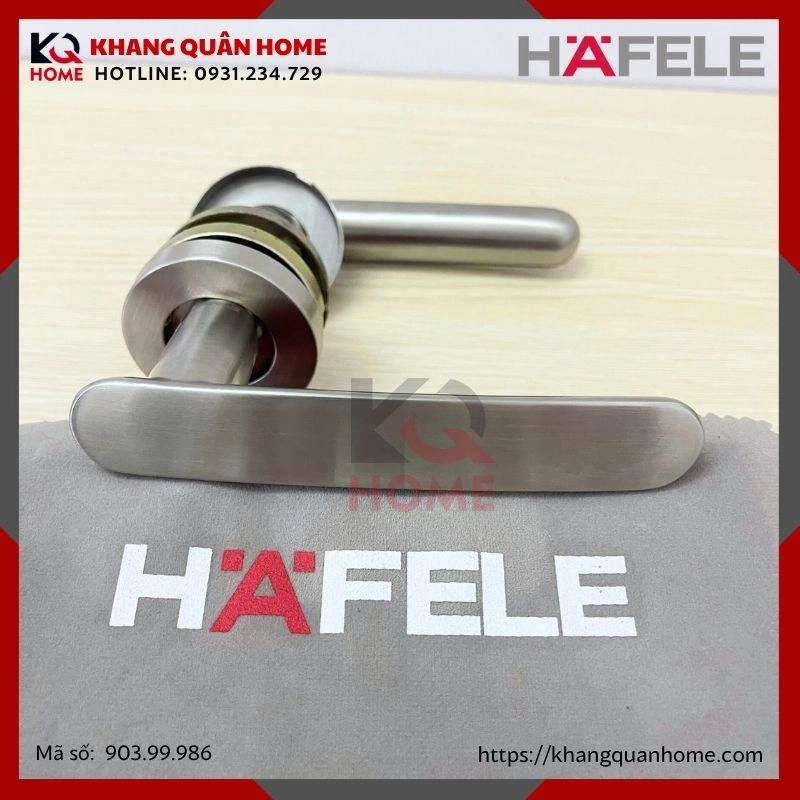 Tay Nắm Gạt Có Nắp Che Cửa Vệ Sinh Hafele 903.99.986