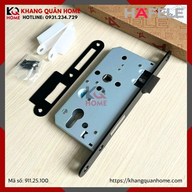 THÂN KHÓA LƯỠI GÀ CHỐT CHẾT CC 72MM HAFELE 911.25.100