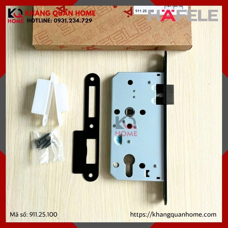 THÂN KHÓA LƯỠI GÀ CHỐT CHẾT CC 72MM HAFELE 911.25.100