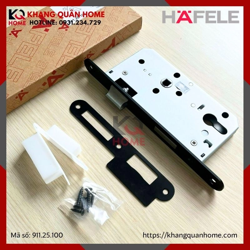 THÂN KHÓA LƯỠI GÀ CHỐT CHẾT CC 72MM HAFELE 911.25.100