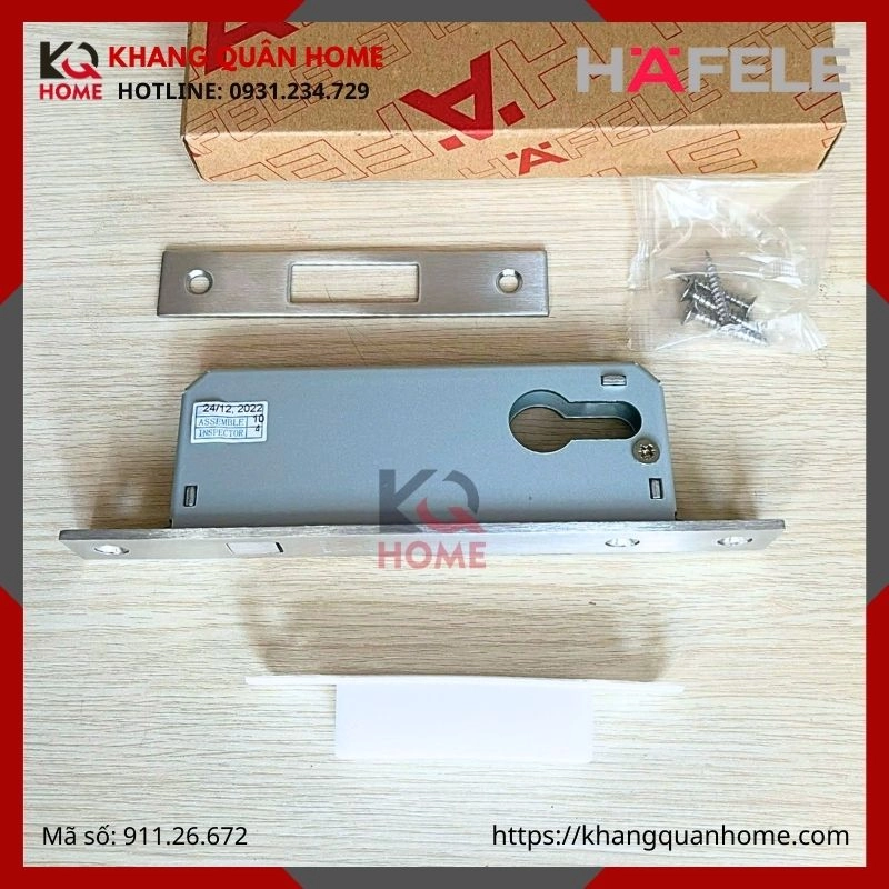 THÂN KHÓA CỬA TRƯỢT ĐỐ NHỎ HAFELE 911.26.672