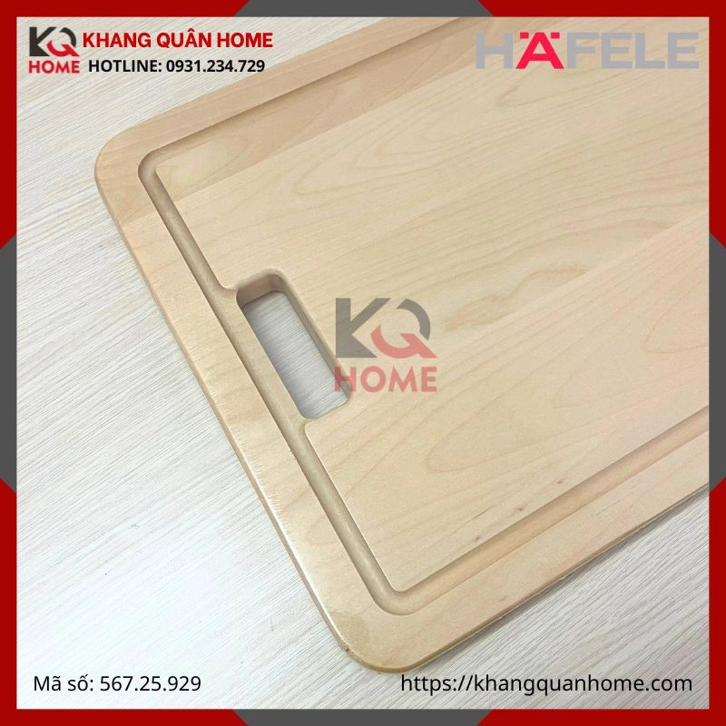 Thớt gỗ Hafele 420x320x25mm 567.25.929