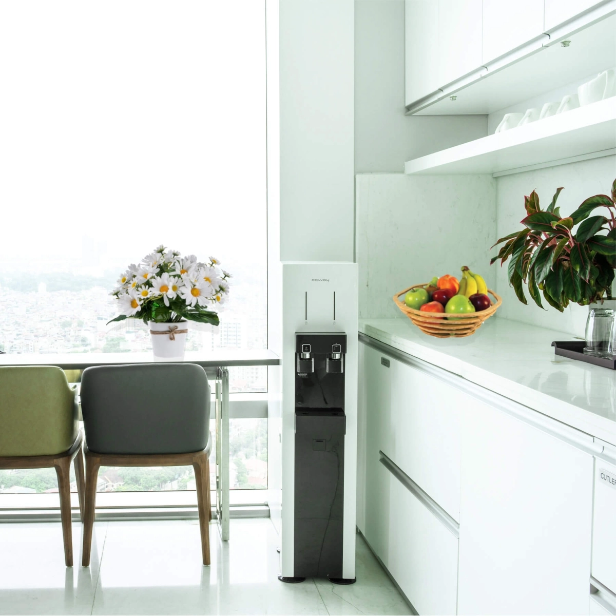 Máy lọc nước Cây tủ đứng Coway Harry CHP-590R -   nóng lạnh 