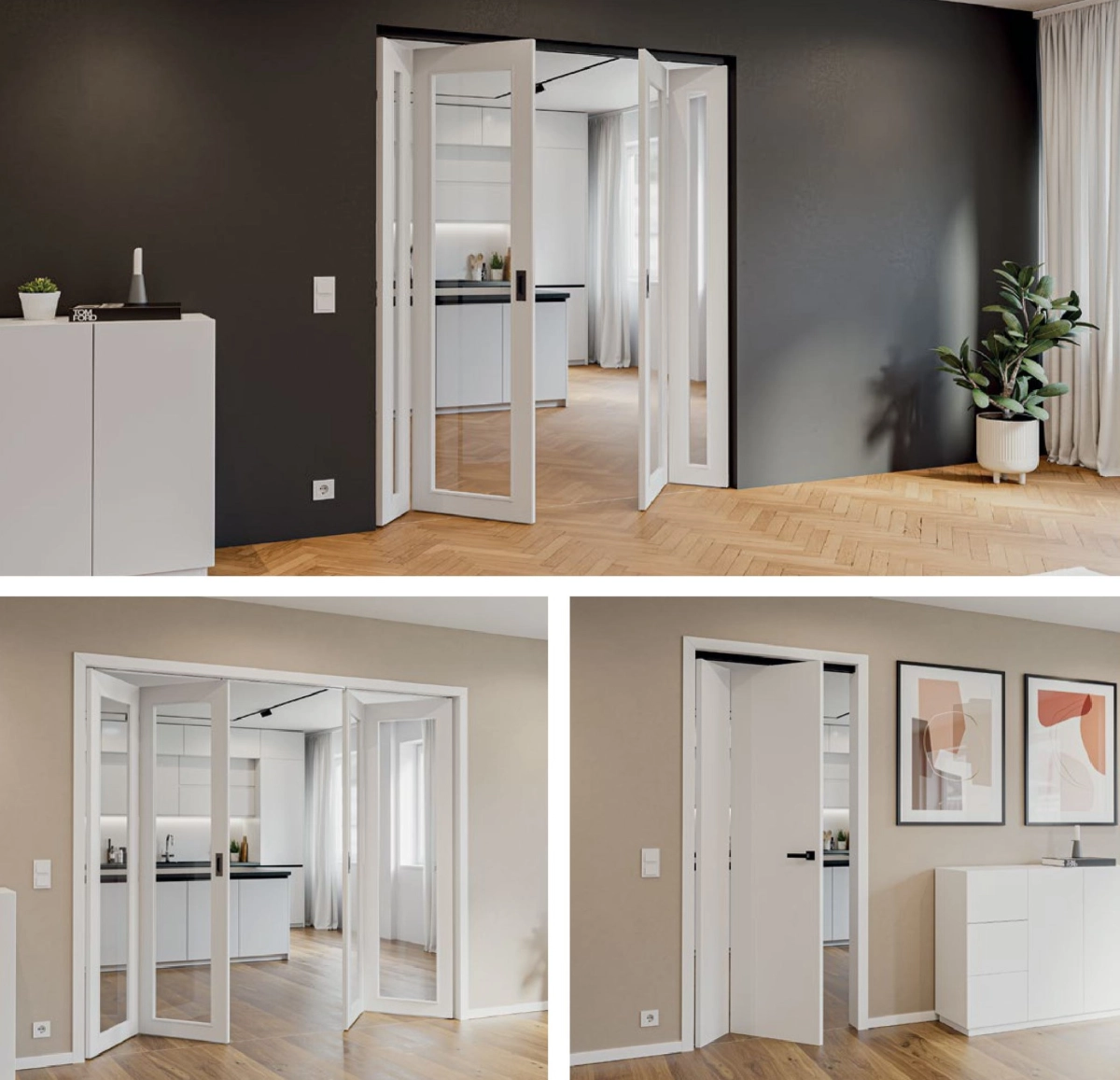 phụ kiện cửa trượt xếp slido d-fold21 50b 940.42.510