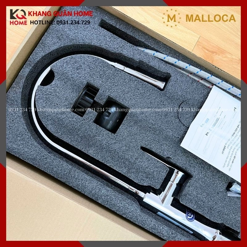 Hình Thực Tế Vòi rửa chén Malloca K94C