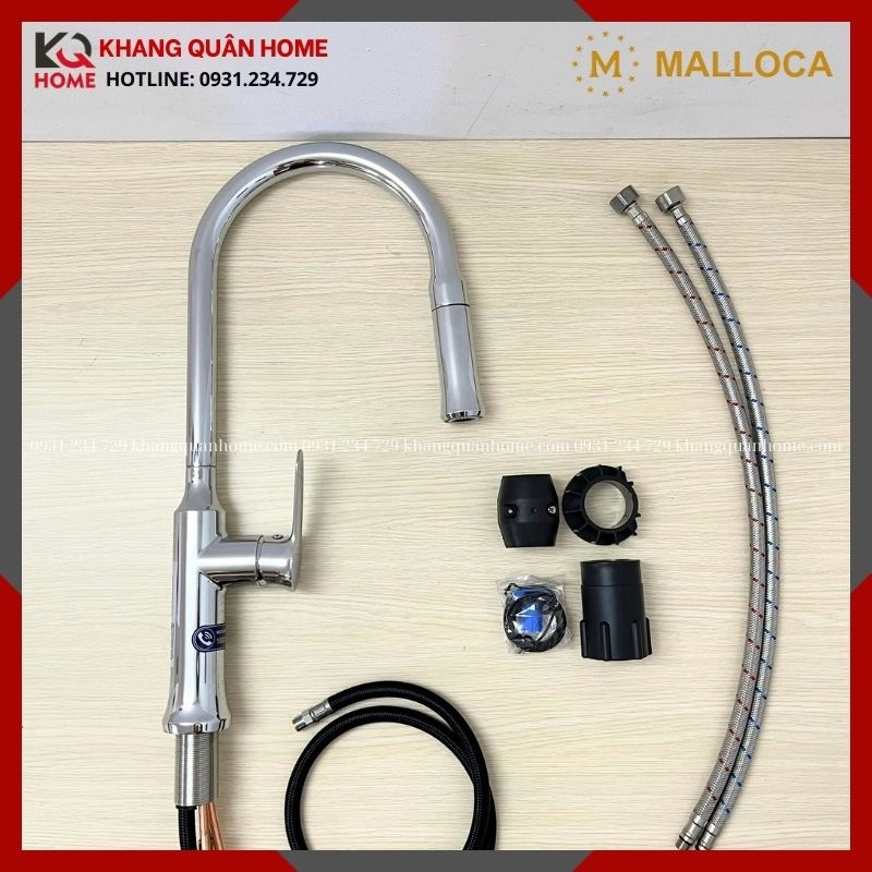 Hình Thực Tế Vòi rửa chén Malloca K94C