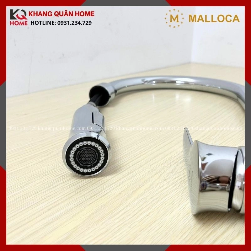 Hình Thực Tế Vòi rửa chén Malloca K94C