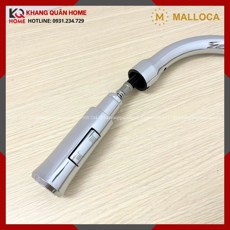 Hình Thực Tế Vòi rửa chén Malloca K94C