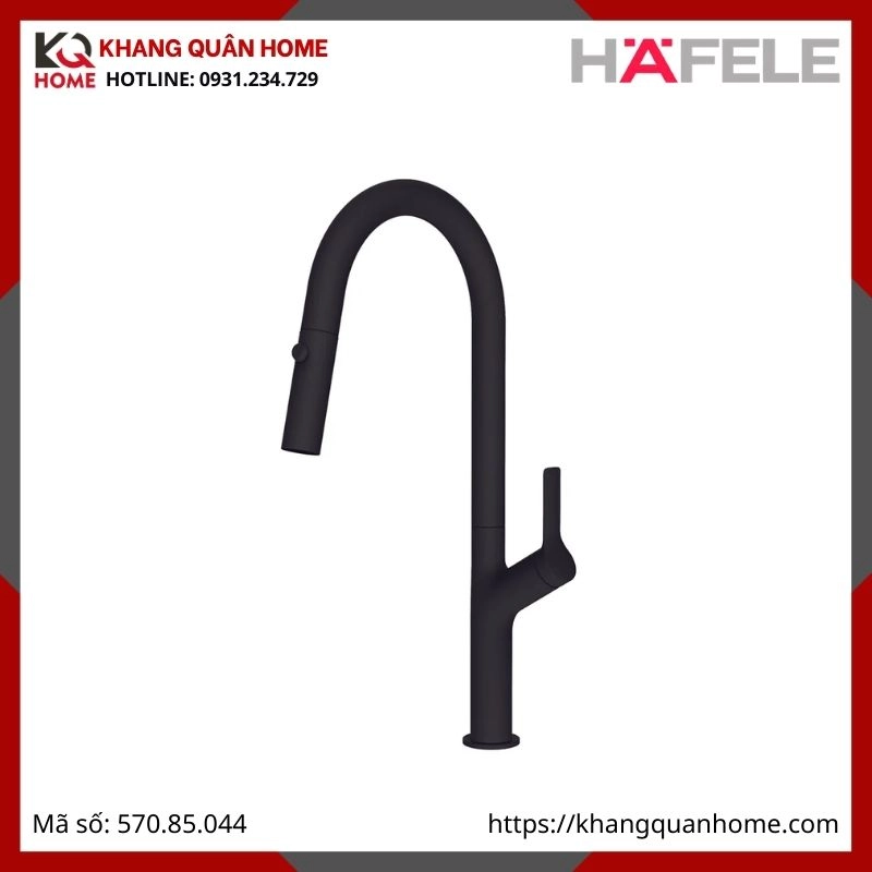Vòi Rửa Hafele Màu Đen HT25-SH1F220 570.85.044