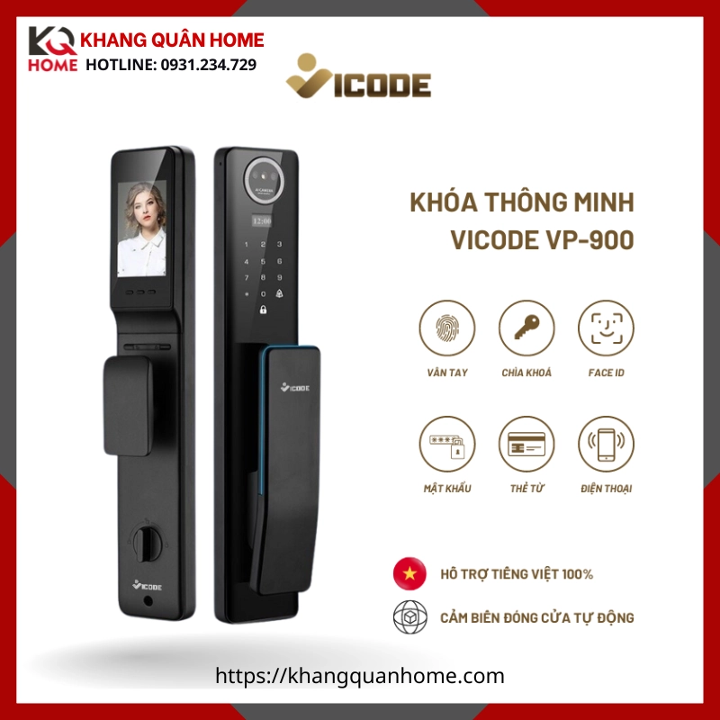 Khóa Điện Tử Vicode VP-900