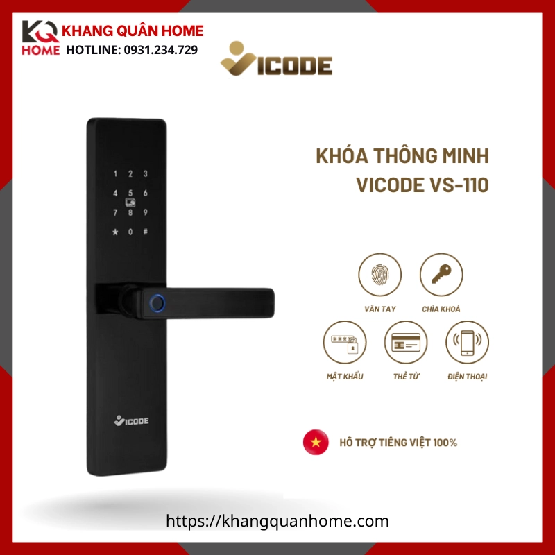 Khóa Điện Tử Vicode VS-110