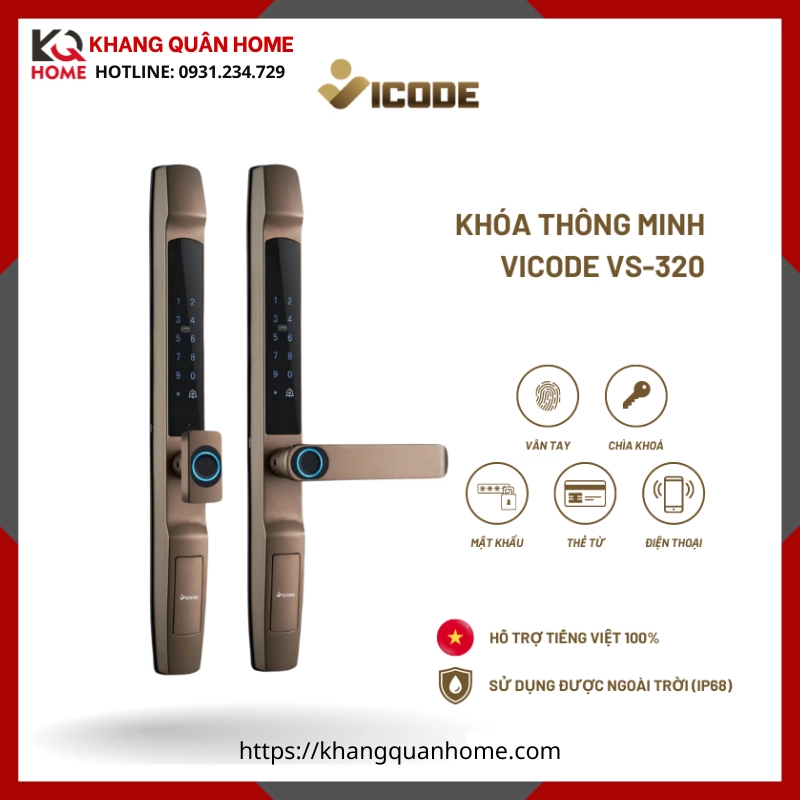 Khóa Điện Tử Vicode VS-320