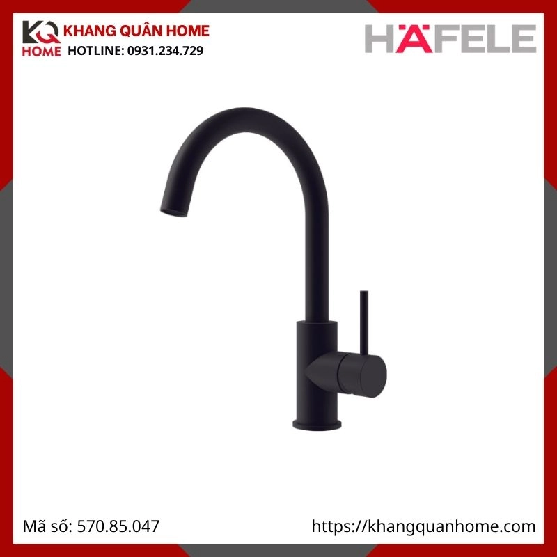 Vòi Rửa HT25-SH1F220 Hafele Màu đen 570.85.047