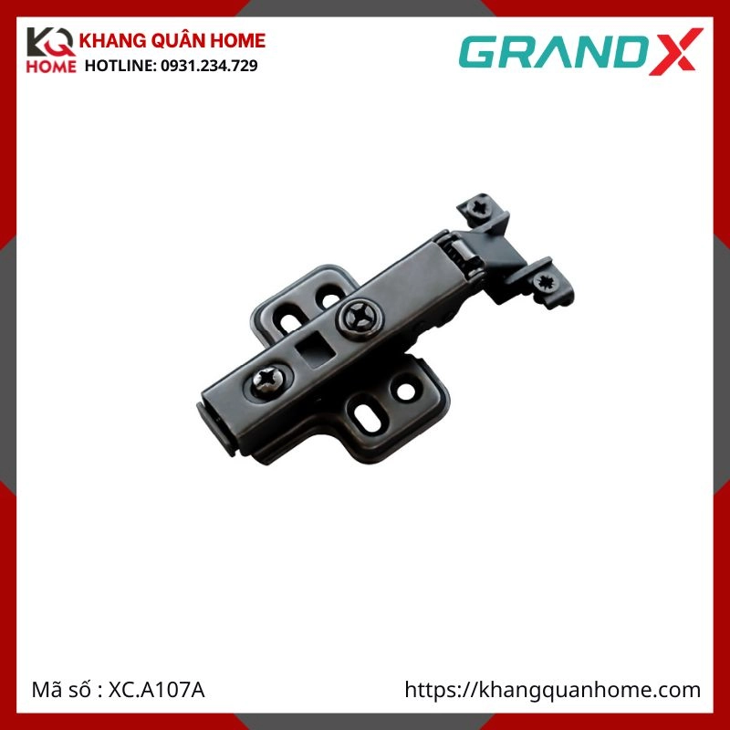 BẢN LỀ CỬA NHÔM GRANDX THẲNG XC.A107A
