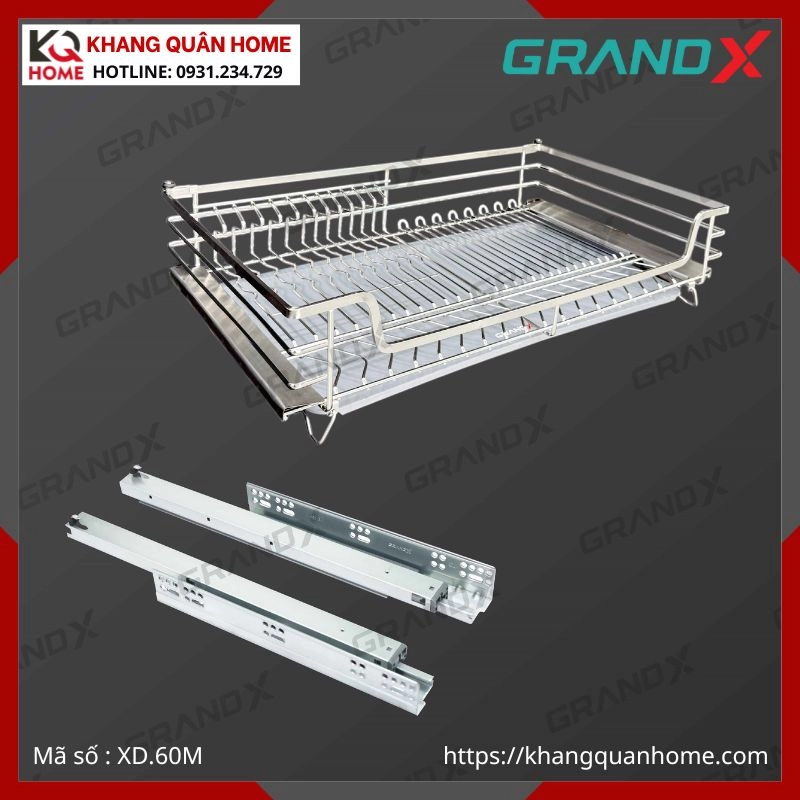 GIÁ BÁT ĐĨA GRANDX 600MM NAN OVAL XD.60M