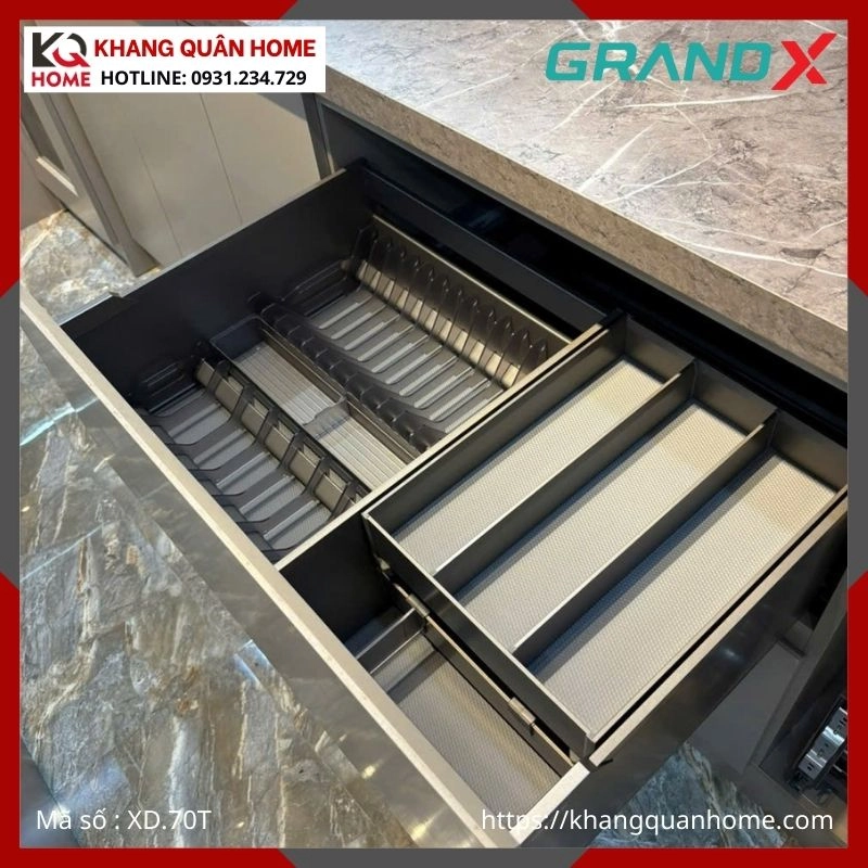 GIÁ BÁT ĐĨA GRANDX 700MM TITANIUM XD.70T