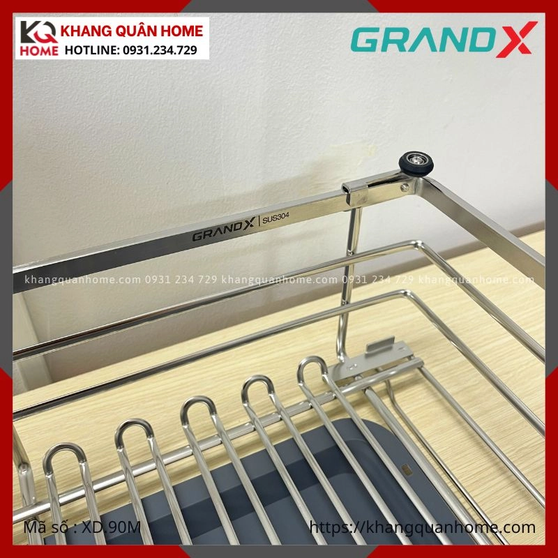 HÌNH THỰC TẾ GIÁ BÁT ĐĨA GRANDX 900MM NAN OVAL XD.90M