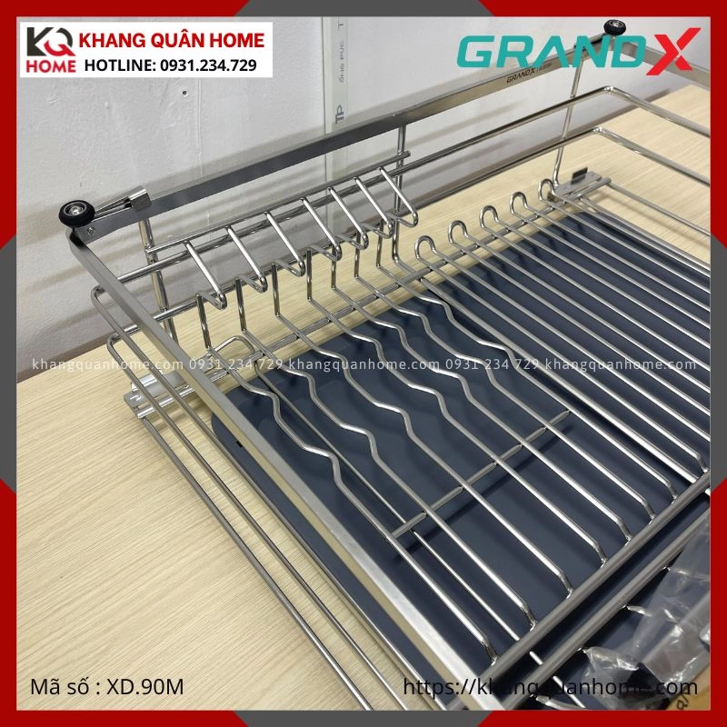 HÌNH THỰC TẾ GIÁ BÁT ĐĨA GRANDX 900MM NAN OVAL XD.90M