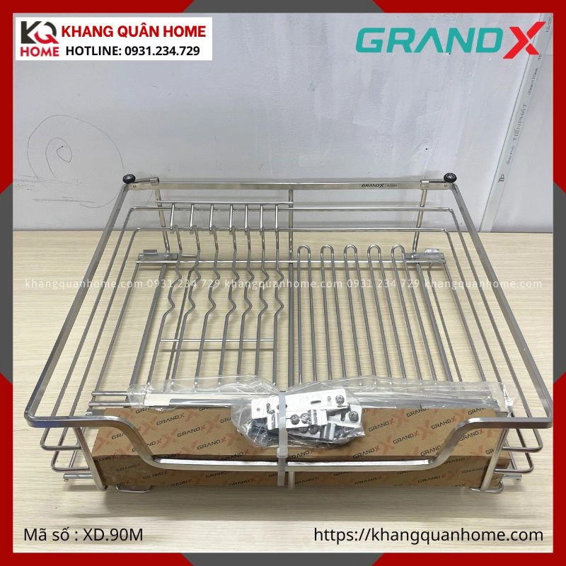 HÌNH THỰC TẾ GIÁ BÁT ĐĨA GRANDX 900MM NAN OVAL XD.90M