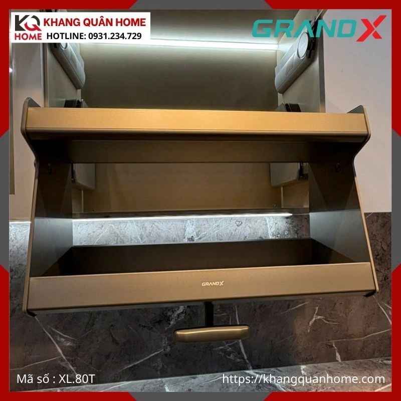 GIÁ NÂNG HẠ 2 TẦNG GRANDX TITANIUM 800MM XL.80T