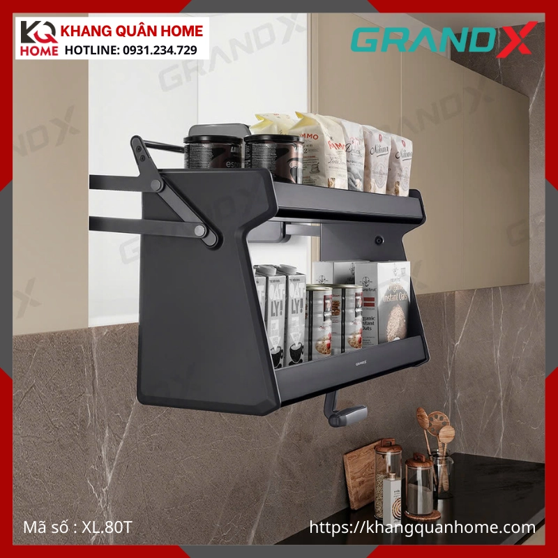 GIÁ NÂNG HẠ 2 TẦNG GRANDX TITANIUM 800MM XL.80T