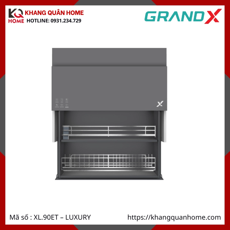 GIÁ BÁT ĐĨA NÂNG HẠ ĐIỆN THÔNG MINH TITANIUM XL.90ET – LUXURY