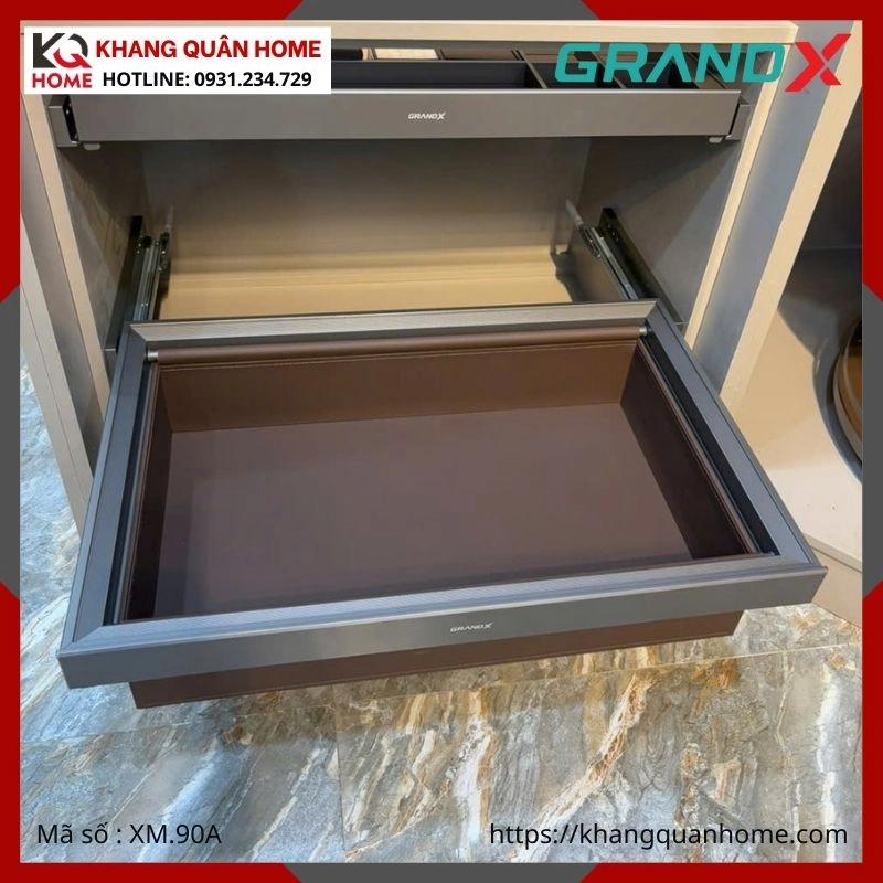 NGĂN ĐỰNG QUẦN ÁO BỌC DA GRANDX R900MM XM.90A