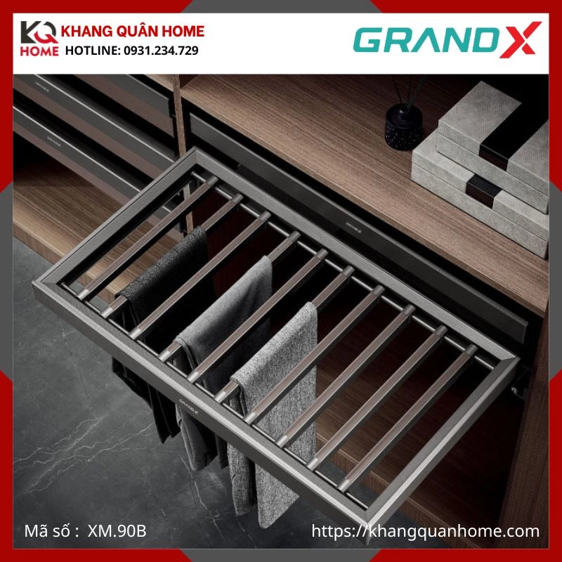 GIÁ TREO QUẦN TÂY GRANDX R900MM XM.90B