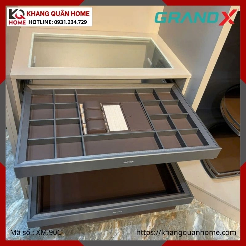 KHAY ĐỰNG TRANG SỨC GRANDX R900MM XM.90C