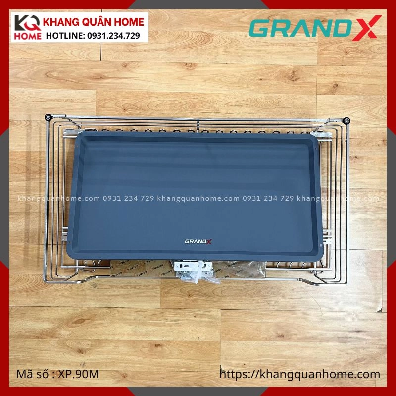 HÌNH THỰC TẾ GIÁ XOONG NỒI GRANDX 900MM NAN OVAL XP.90M