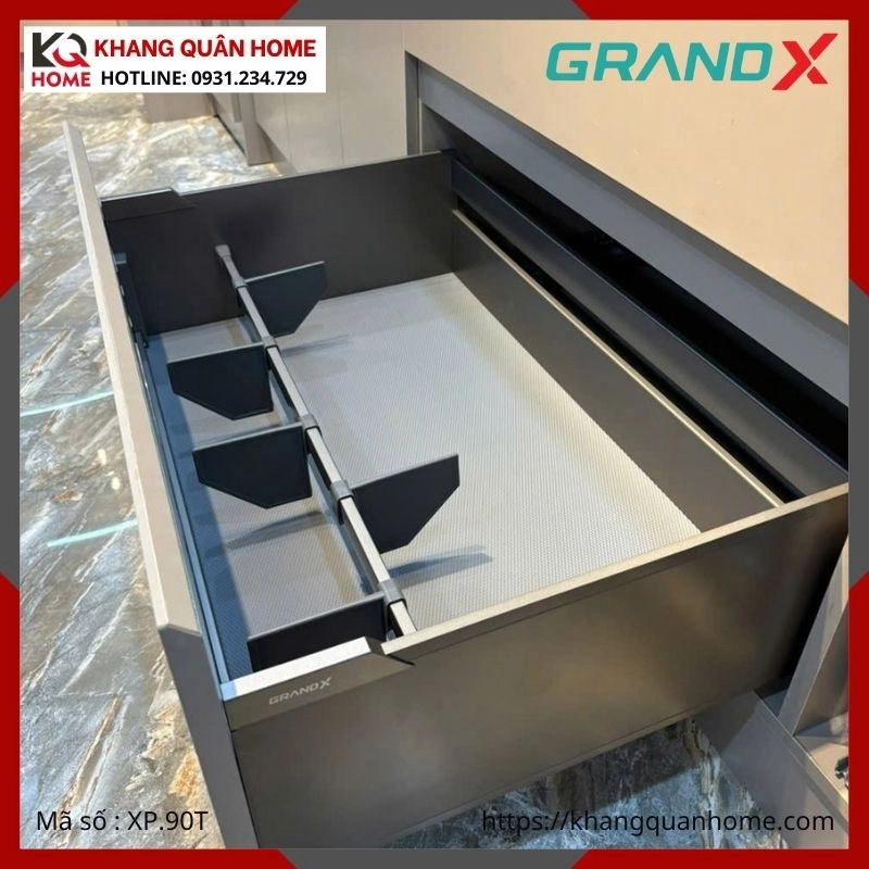 GIÁ XOONG NỒI GRANDX 900MM TITANIUM XP.90T