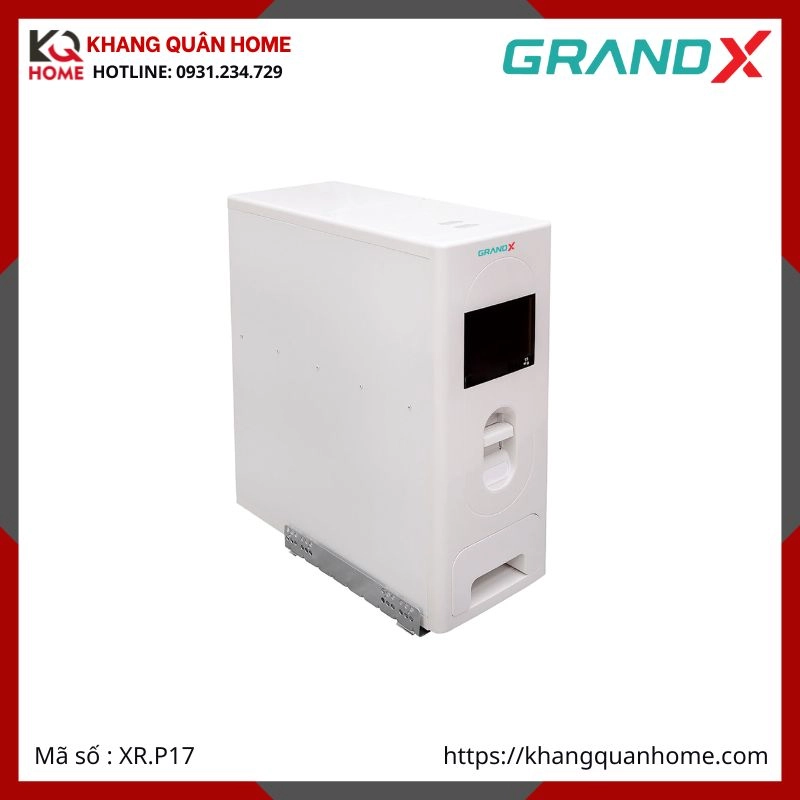 THÙNG GẠO GRANDX ÂM TỦ R300MM XR.P17