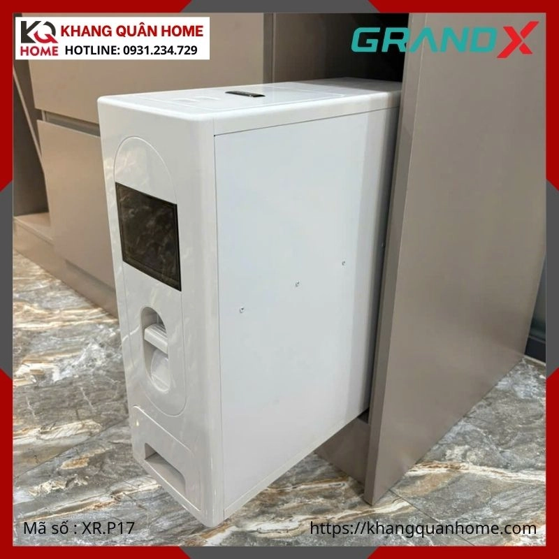THÙNG GẠO GRANDX ÂM TỦ R240MM XR.P17