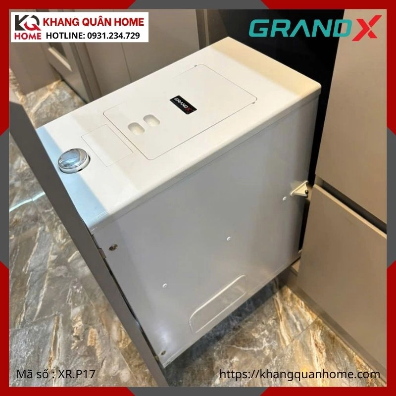 THÙNG GẠO GRANDX ÂM TỦ R240MM XR.P17