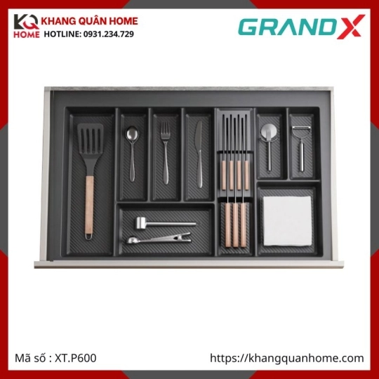 KHAY CHIA MUỖNG NĨA GRANDX 600MM XT.P600