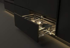 Rổ kéo để xoong nồi Cucina 800mm, Inox 304 Hafele 549.08.027